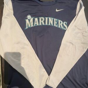 Nike Navy Long Sleeve Shirt